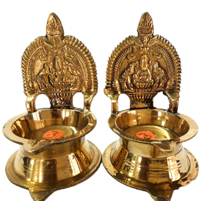 "Brass Kamakhi Lamps Set - Click here to View more details about this Product